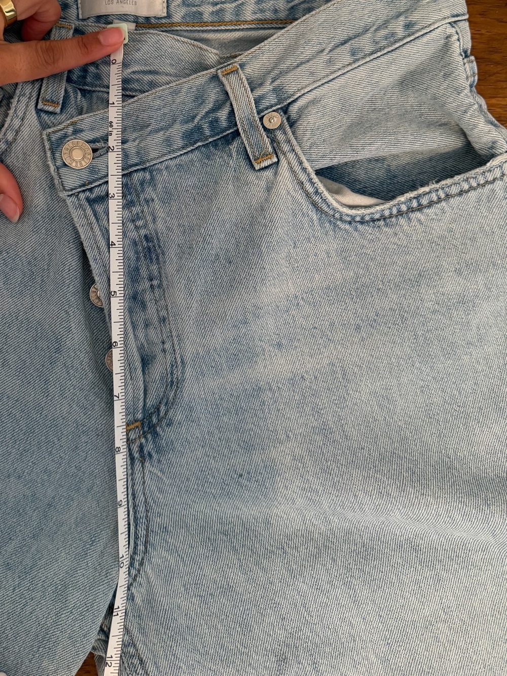 AGOLDE Criss Cross Jeans 100% Cotton Size 26 - Picture 7 of 10